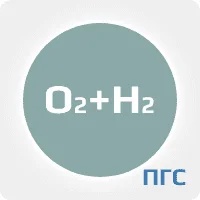 ПГС ГСО 2 разряд кислород (О2) 0,95% в водороде (Н2) в стальном баллоне 10 л. вентиль латунь