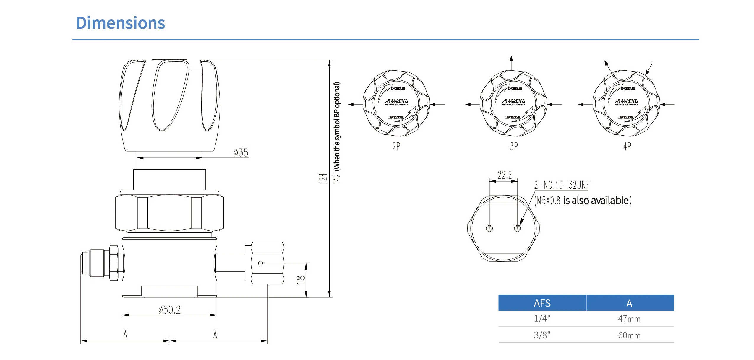 Регулятор AMFLO UHP AU21 Материал: Код Z (Body,Poppet, Nozzle,Diaphragm,Gland-SUS316L,Seat: PCTFE) ; Поверхность 0.13 um; 3х портовый с манометром, CV-0.09