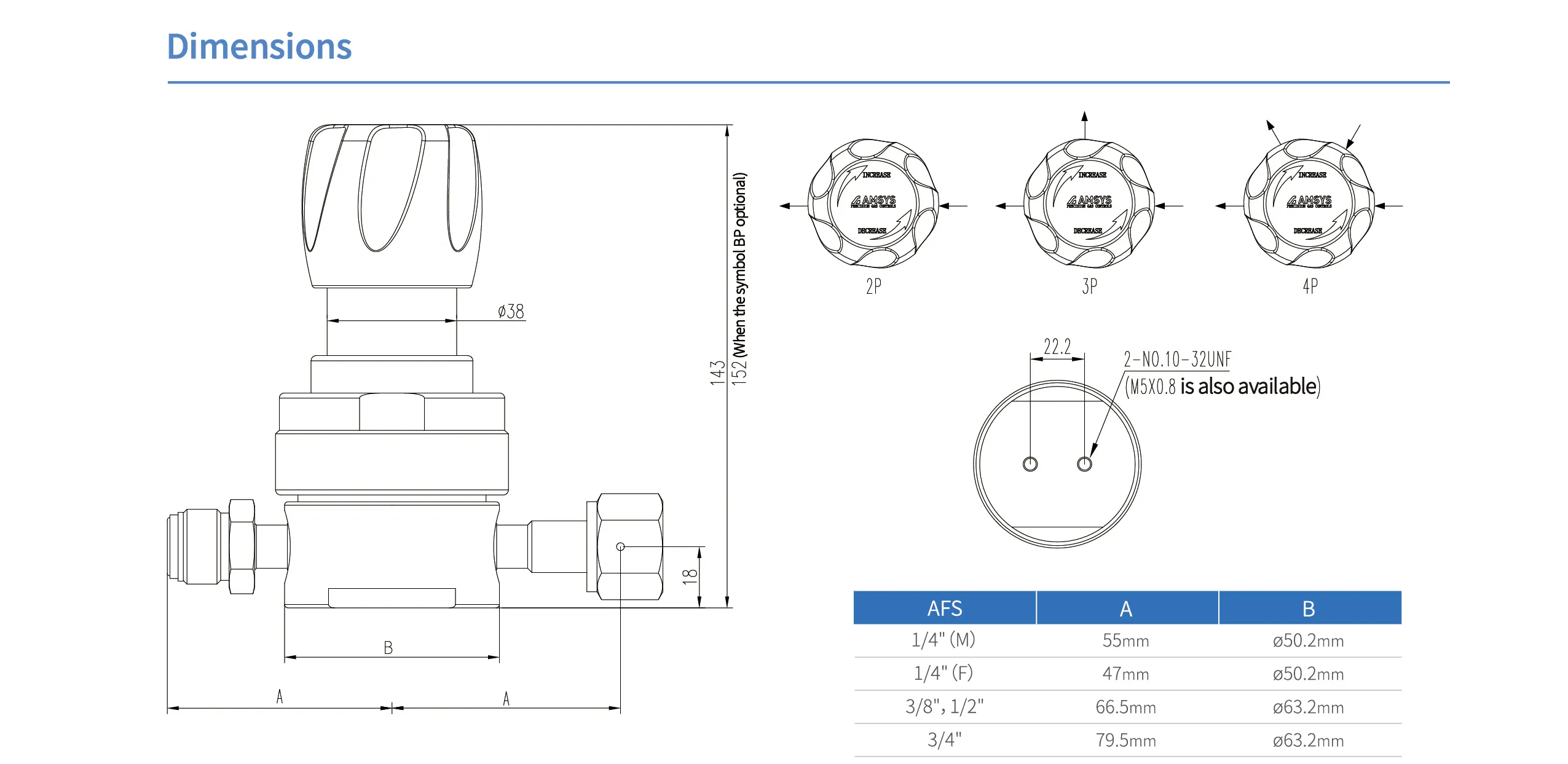 Регулятор AMFLO UHP AU23 Материал: Код SH (Body-SUS316L VAR; Poppet, Nozzle,Diaphragm, Gland-Hastelloy®C-22,Seat: PCTFE) ; Поверхность 0.13 um; 3х портовый с манометром, вх. давл. 206 бар, CV-0.9